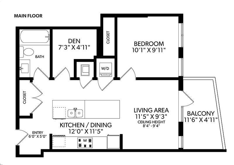 After - Professional floorplan